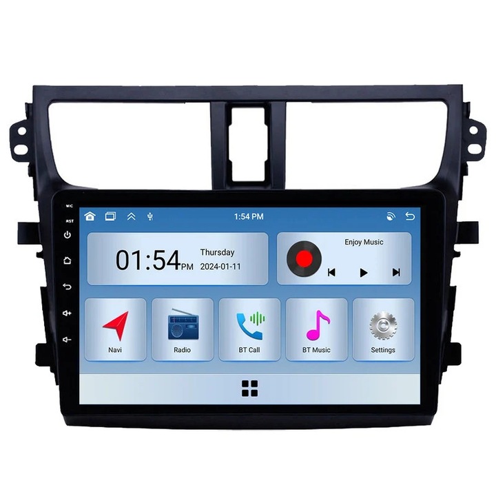 Player multimedia auto, 6GB RAM, 128GB ROM, Bluetooth, GPS, compatibil Suzuki Celerio 2015-2018