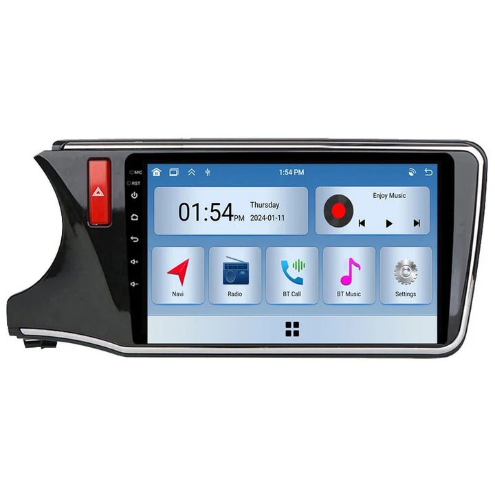 Multimedia player auto, 6GB RAM, 128GB ROM, Bluetooth, GPS, Carplay, compatibil Honda Civic 2000-2006