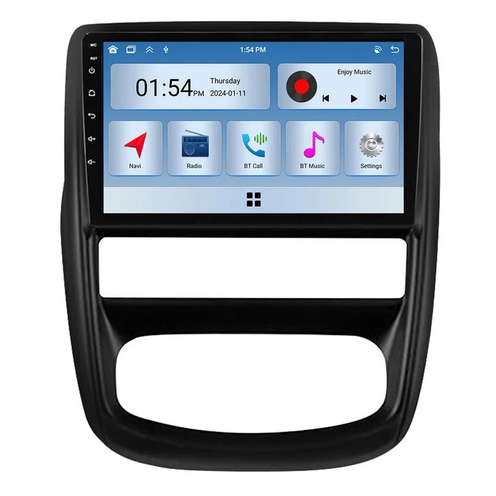 Player multimedia auto, 6GB RAM, 128GB ROM, Carplay, compatibil Renault Duster 1 (2010-2015) si Nissan Terrano 3 (2014-2022)