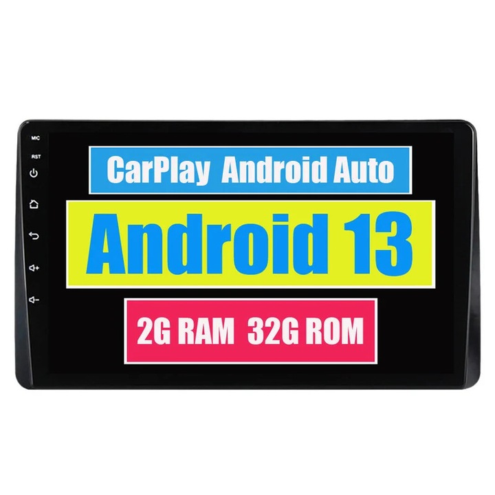 Multimedia player auto compatibil Renault Duster Hm 2 2020-2023 si Arkana 1 I 2019-2023, Android, Bluetooth, GPS