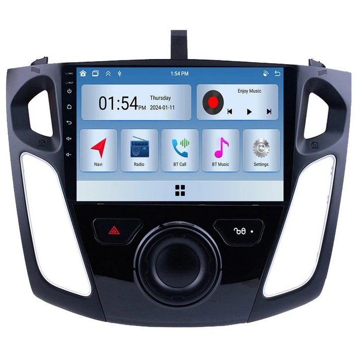 Multimedia player auto, 6GB RAM 128GB ROM, navigatie GPS, Bluetooth, compatibil Ford Focus 3 Mk 3 2011-2019