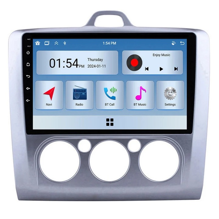 Multimedia player auto, 6GB RAM, 128GB ROM, Bluetooth, GPS, compatibil Ford Focus 2 Mk 2 (2004-2011)