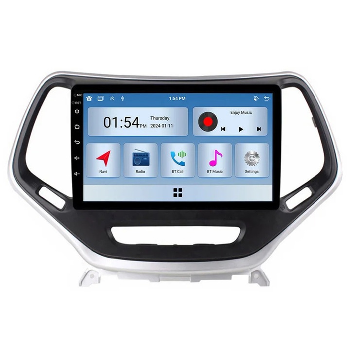 Multimedia player auto 6GB RAM 128GB ROM, navigatie GPS, Bluetooth, compatibil Jeep Cherokee 5 KL (2014-2018)