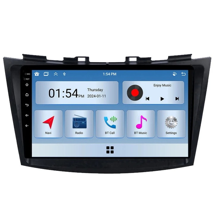 Multimedia player auto, 6GB RAM, 128GB ROM, Bluetooth, GPS, compatibil Suzuki Swift 4 2011-2017