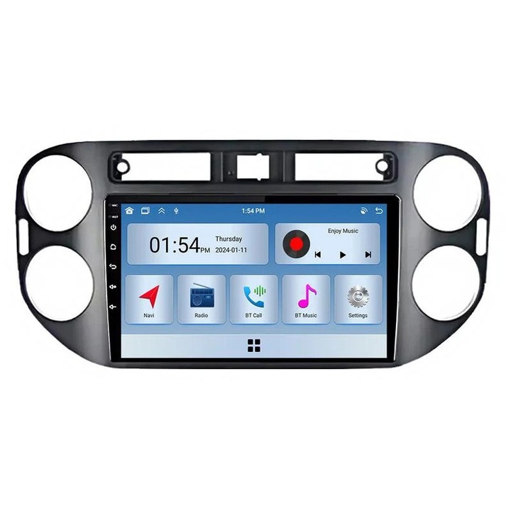 Multimedia player auto 6GB RAM 128GB ROM, navigatie GPS, compatibil Volkswagen Tiguan 1 NF (2006-2016)
