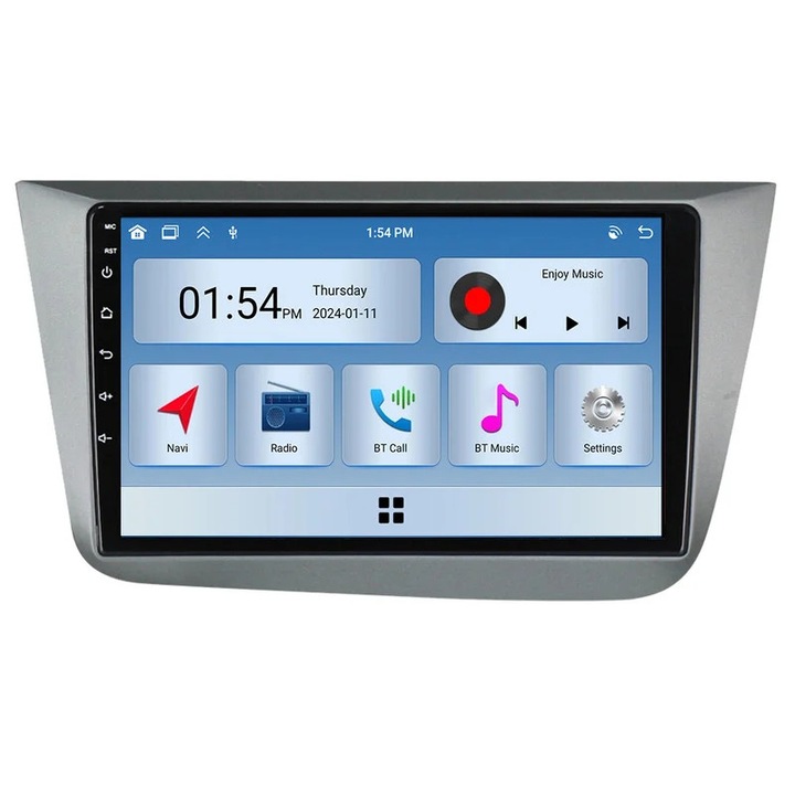 Multimedia player auto, 6GB RAM, 128GB ROM, Bluetooth, compatibil Seat Altea 5p (2004-2015) si Toledo 5p 3 (2004-2009)