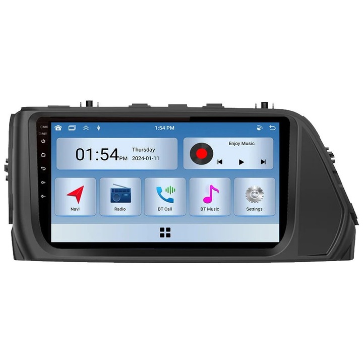 Multimedia player auto, 6GB RAM, 128GB ROM, Carplay compatibil Hyundai Solaris 1st Gen Accent Reina Verna Sedan 2017-2019