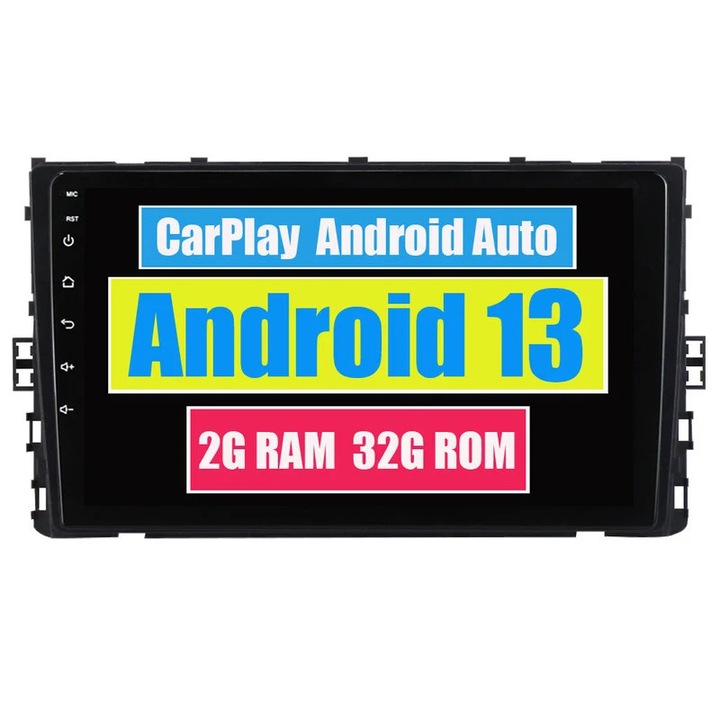 Multimedia player auto compatibil Volkswagen Mqb VW T Cross 2018-2020, Android, Bluetooth, GPS