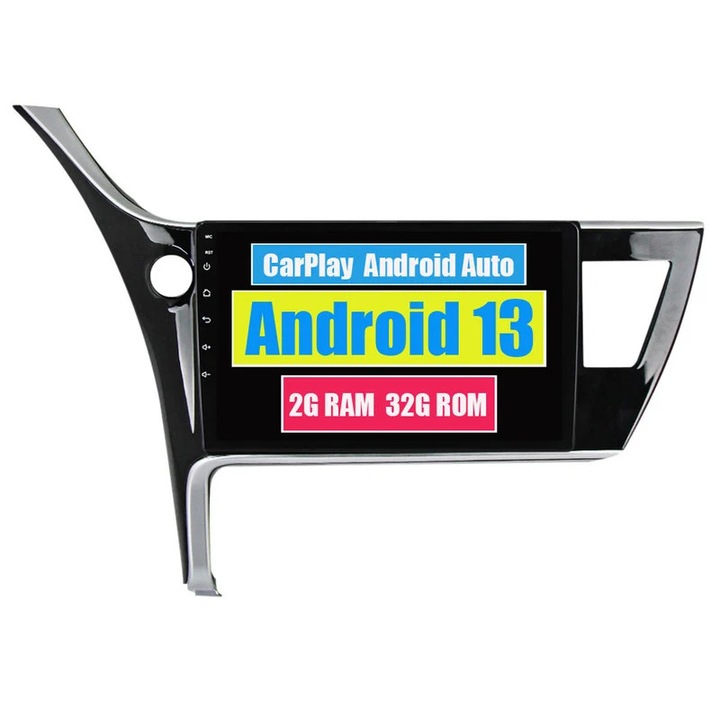 Multimedia player auto compatibil Toyota Corolla 2017-2018, Android, Bluetooth, GPS