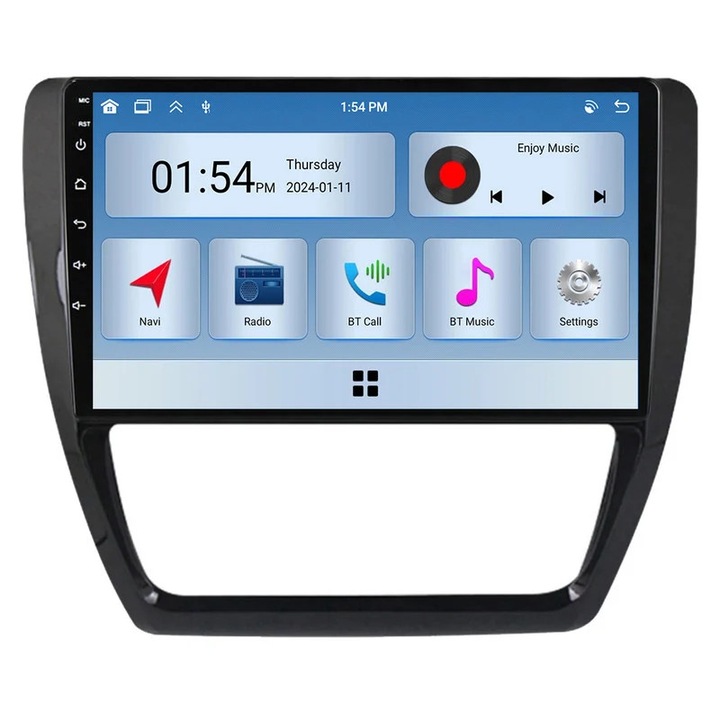 Multimedia player auto, 6GB RAM, 128GB ROM, Bluetooth, GPS, compatibil Volkswagen Jetta 6 2011-2018