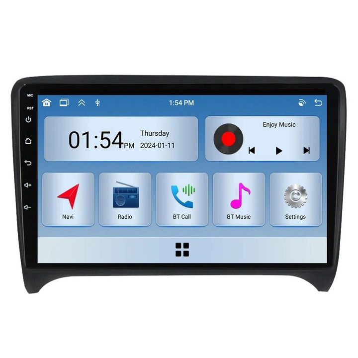 Multimedia player auto, 6GB RAM, 128GB ROM, Bluetooth, navigatie GPS, compatibil Audi TT 2 8j (2006-2014)