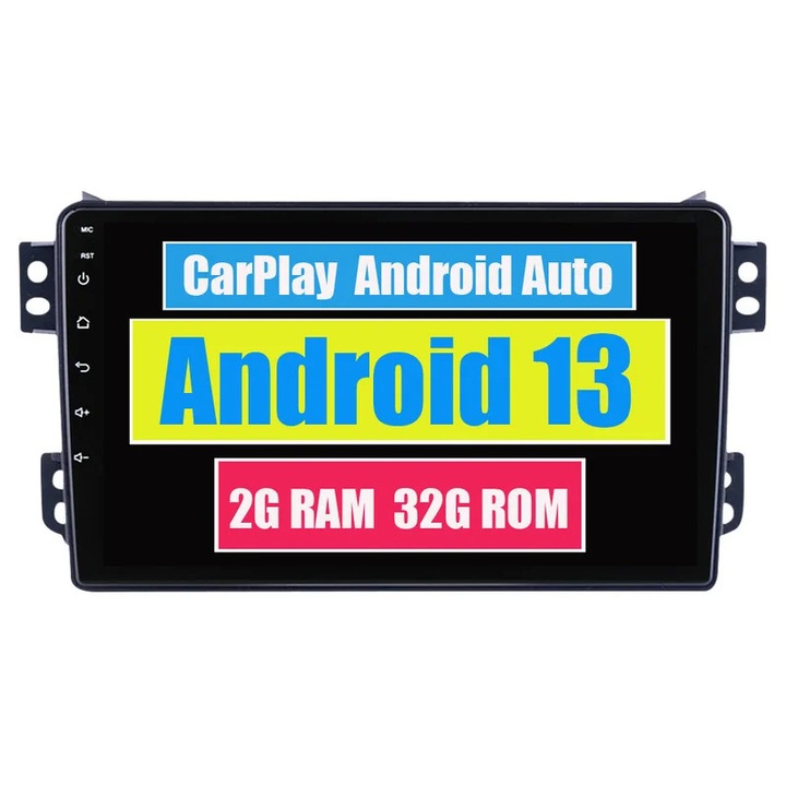 Multimedia player auto compatibil Suzuki Splash, Opel Agila, Maruti Ritz, Android, Bluetooth, GPS