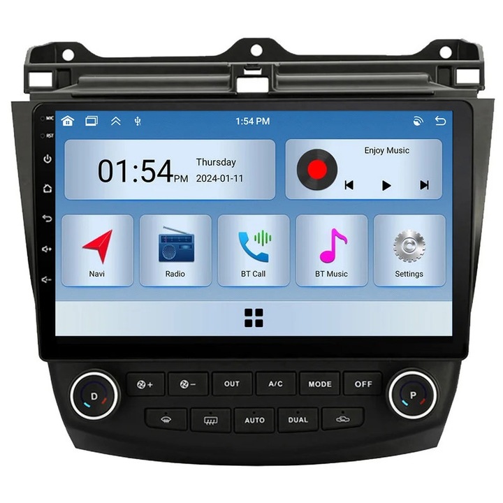 Multimedia player auto, 6GB RAM, 128GB ROM, Bluetooth, GPS, compatibil Honda Accord 7 VII (2002-2008)
