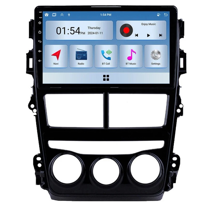 Sistem multimedia auto, 6GB RAM, 128GB ROM, Bluetooth, GPS, pentru Toyota Yaris Vios 2017-2020