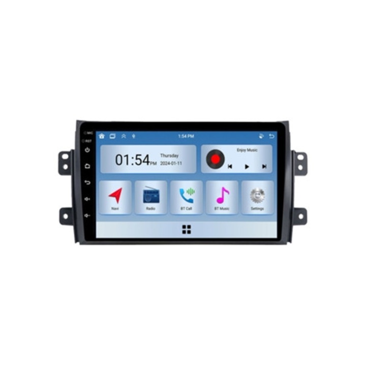 Multimedia player auto, 6GB RAM, 128GB ROM, Carplay, compatibil Suzuki Sx4 1 (2006-2014) si Fiat Sedici 189 (2005-2014)