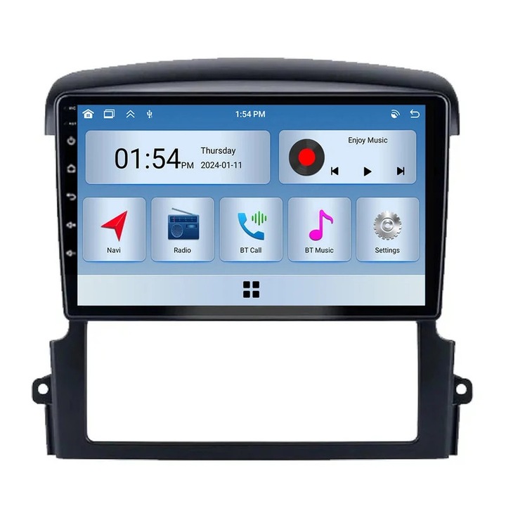 Player multimedia auto 6GB RAM 128GB ROM, navigatie GPS, radio, Bluetooth, pentru Kia Sorento 2002-2008
