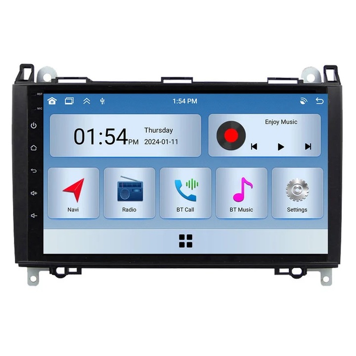 Multimedia player auto, 6GB RAM, 128GB ROM, CarPlay, compatibil Mercedes Benz B-Class T245, Vito 3 (W447), Vito 2, Viano 2 (W639), Sprinter B200