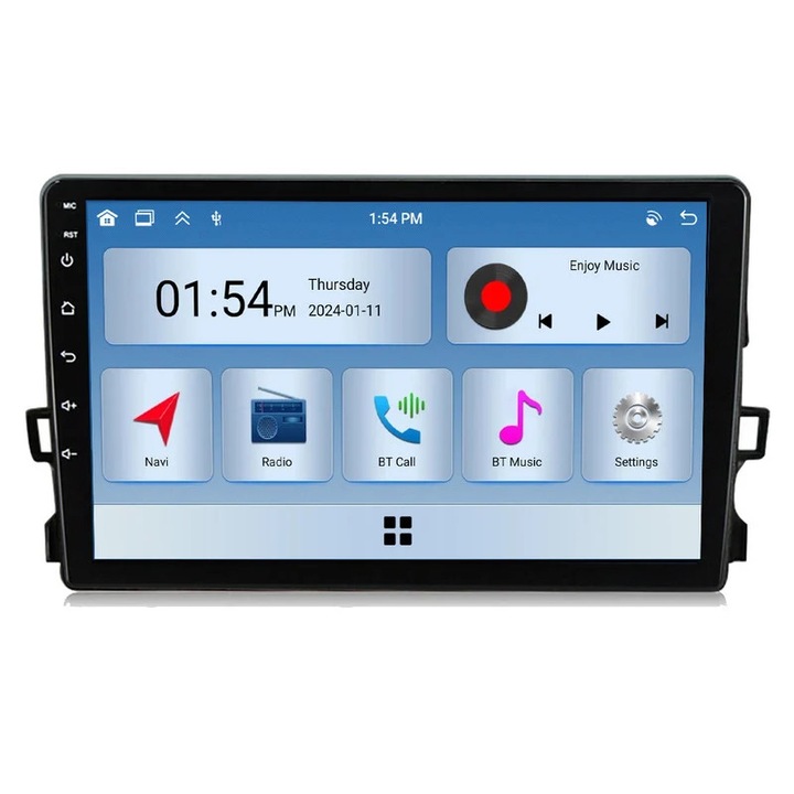 Sistem multimedia auto 6GB RAM 128GB ROM, navigatie GPS, pentru Toyota Auris 1 E150 (2006-2012)