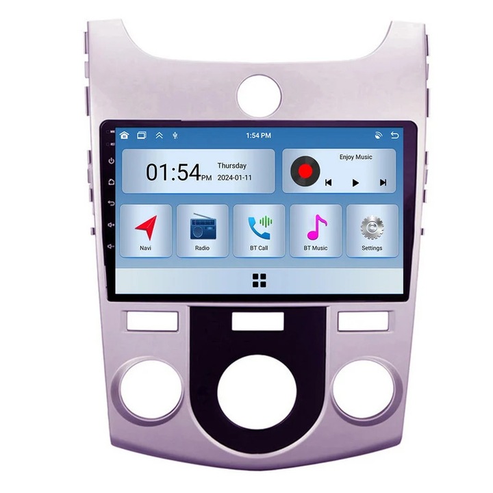 Sistem multimedia auto 6GB RAM 128GB ROM CarPlay Bluetooth pentru Kia Cerato 2 TD 2008-2013