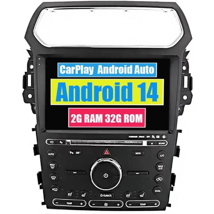 Player multimedia auto pentru Ford Explorer 5, 2011-2019, Android, Bluetooth, GPS