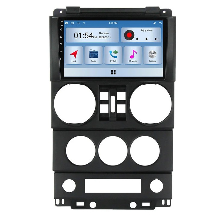 Player multimedia auto 6GB RAM 128GB ROM cu Bluetooth, GPS, compatibil Jeep Wrangler 3 JK 2008-2010