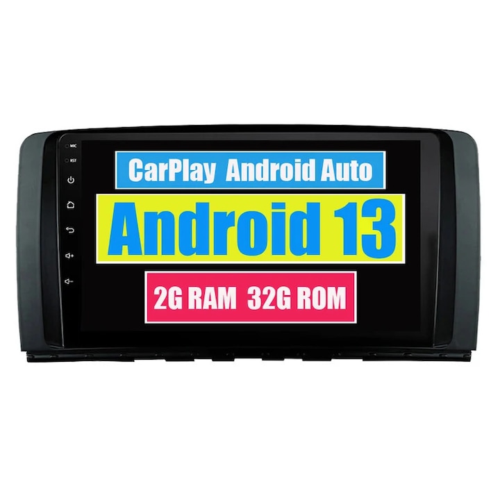 Player multimedia auto compatibil Mercedes Benz R Class, Android, Bluetooth, GPS