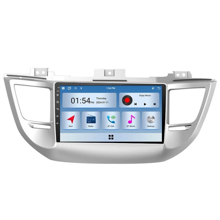 Sistem multimedia auto 6GB RAM 128GB ROM cu Bluetooth si GPS pentru Hyundai Tucson 3 2015-2018