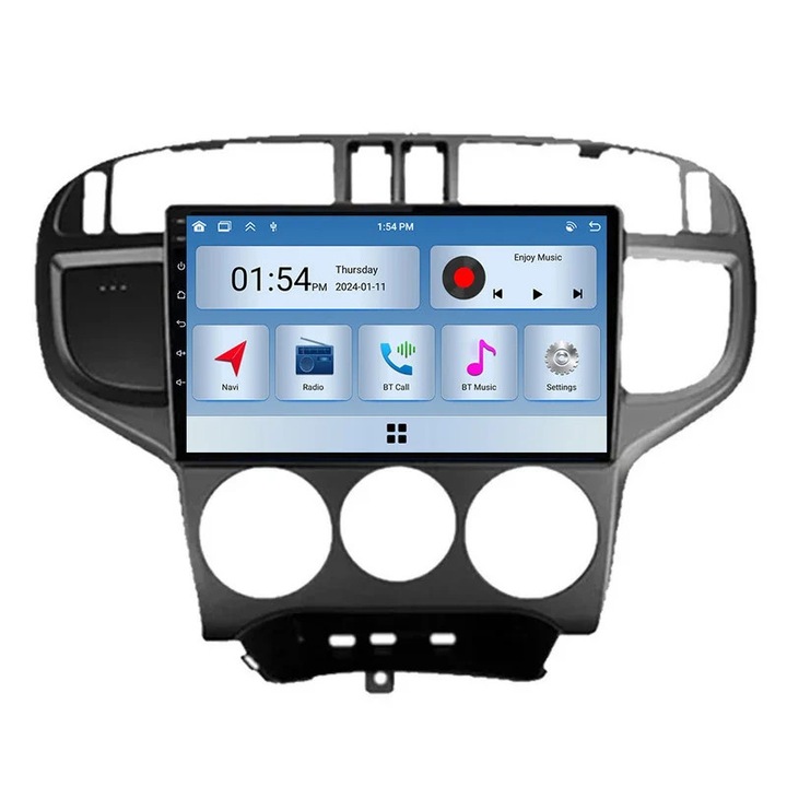 Sistem multimedia auto 6GB RAM 128GB ROM, navigatie GPS, Bluetooth, pentru Hyundai Matrix 2001-2010