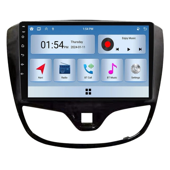Autós multimédia lejátszó, 6GB RAM, 128GB ROM, Carplay, Bluetooth, GPS, kompatibilis Opel Karl Vinfast Fadil 2017-2020