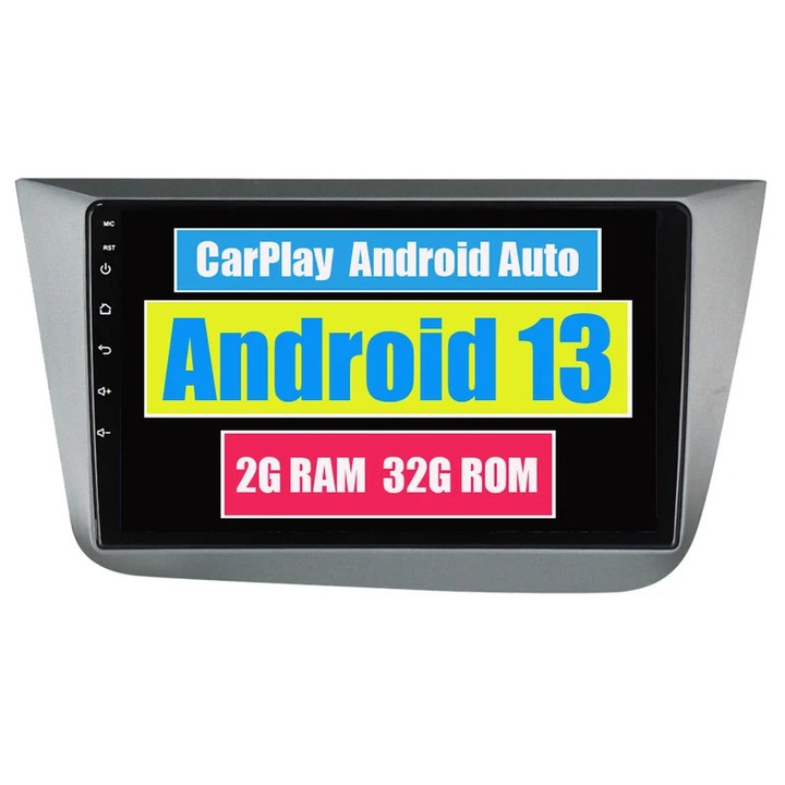 Sistem multimedia auto pentru Seat Altea 5p (2004-2015) si Toledo 5p 3 (2004-2009), Android, Bluetooth, GPS