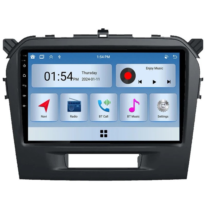 Player multimedia auto, 6GB RAM, 128GB ROM, navigatie GPS, pentru Suzuki Vitara 4 (2014-2018)
