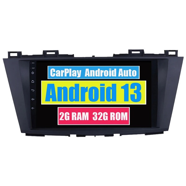 Player multimedia auto CarPlay Android Auto pentru Mazda 5 3 CW 2010-2015, Bluetooth, GPS