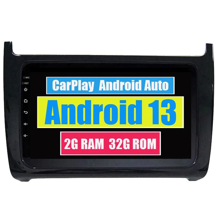 Player multimedia auto Android pentru Volkswagen Polo 5, Bluetooth, GPS, 2008-2020