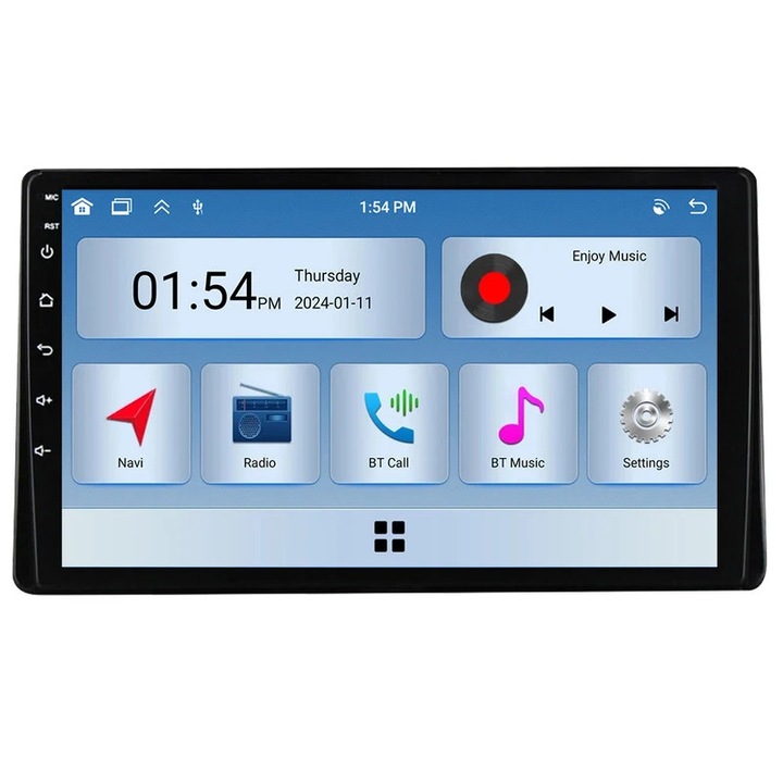 Sistem multimedia auto, 6GB RAM, 128GB ROM, Carplay, Bluetooth, pentru Toyota Sienna 3 XL30 2014-2020