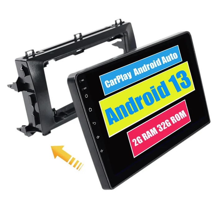 Sistem multimedia auto pentru Toyota Auris Hybrid 2013-2016, Android, Bluetooth, GPS