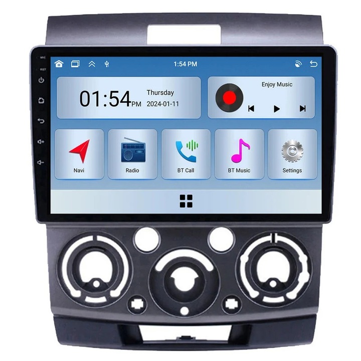 Player multimedia auto 6GB RAM 128GB ROM Carplay Bluetooth GPS pentru Mazda BT50 2006-2011
