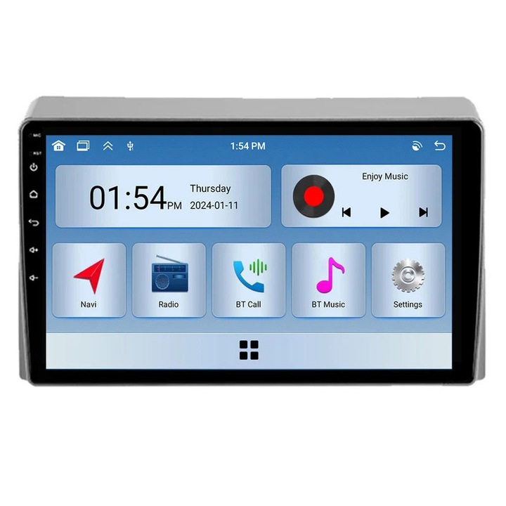 Sistem multimedia auto, 6GB RAM, 128GB ROM, Bluetooth, GPS, pentru Toyota Hiace XH10 H200 5 (2004-2021)