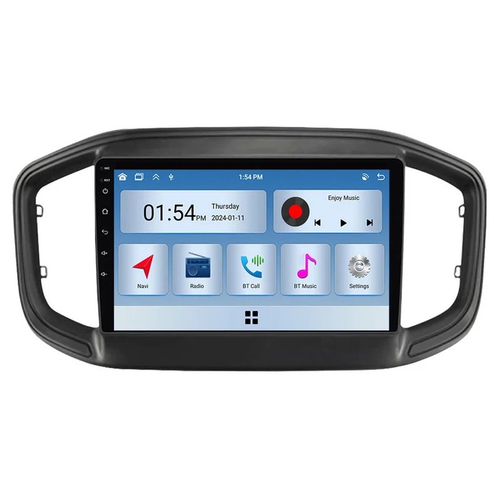 Player multimedia auto 6GB RAM/128GB ROM cu Bluetooth si GPS pentru Fiat Strada 2020-2022