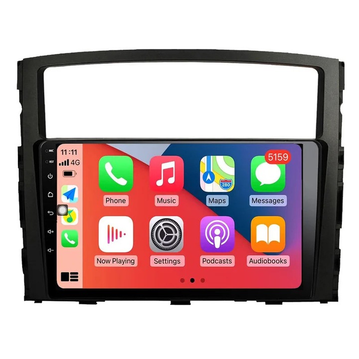 Sistem multimedia auto pentru Mitsubishi Pajero 4 V80 V90 2006-2014, cu Bluetooth si GPS