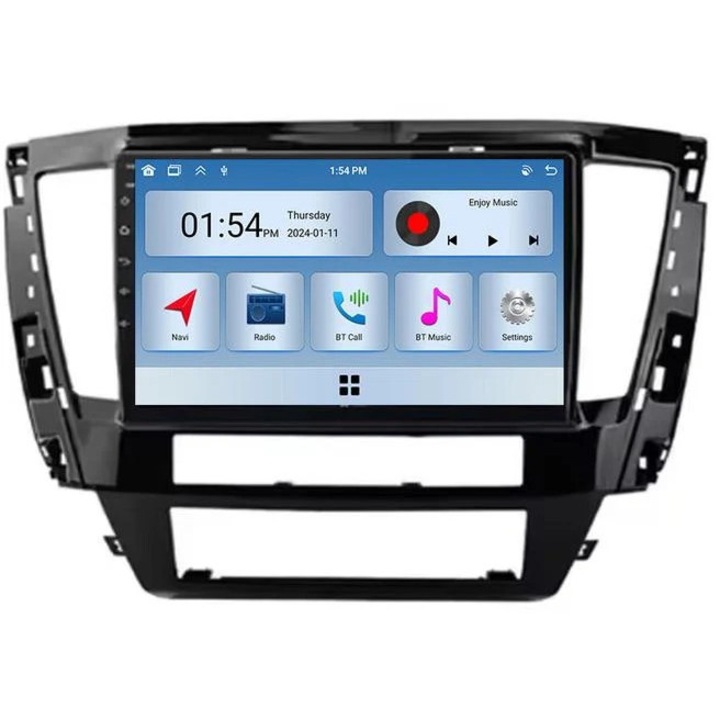 Player multimedia auto Szsmart, 6GB RAM, 128GB ROM, CarPlay, Bluetooth, pentru Mitsubishi Pajero Sport 3, 2020-2021