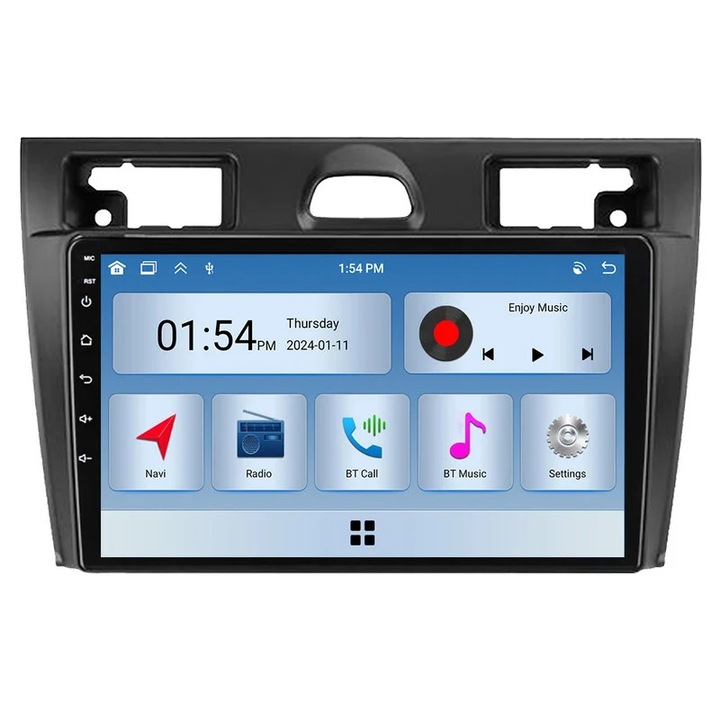 Sistem multimedia auto 6GB RAM 128GB ROM, navigatie GPS, pentru Ford Fiesta Mk VI 5 Mk5 2002-2008