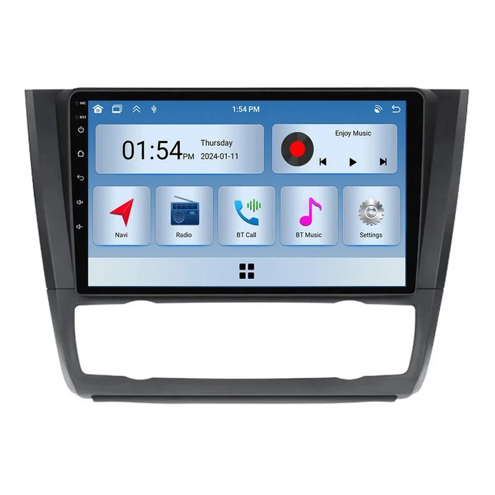 Мултимедиен плейър за кола 6GB RAM, 128GB ROM, Carplay, Bluetooth, за BMW Серия 1 E81 E82 E87 E88, 2004-2011