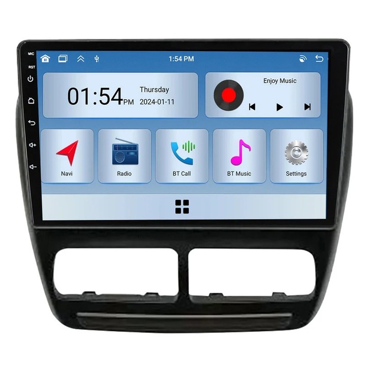 Sistem multimedia auto, 6GB RAM, 128GB ROM, Bluetooth, pentru Fiat Doblo 2010-2015
