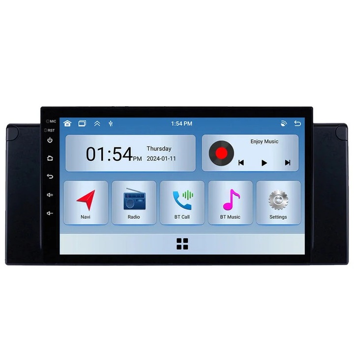 Sistem multimedia auto 6GB RAM 128GB ROM, navigatie GPS, pentru BMW X5 E39 E53 (1999-2006)