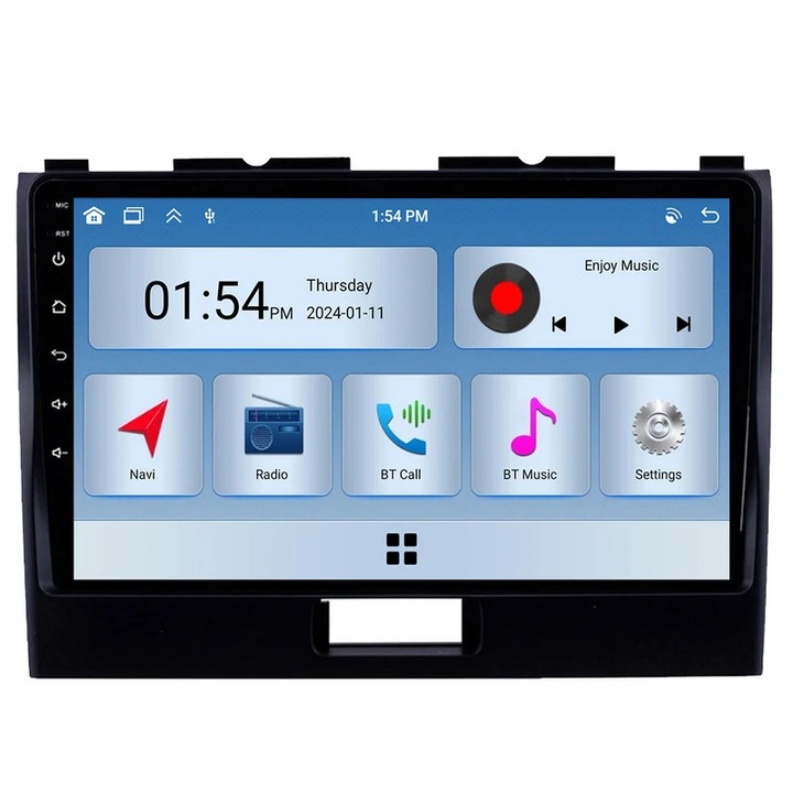 Sistem multimedia auto 6GB RAM 128GB ROM cu radio, GPS, Bluetooth pentru Suzuki Wagon R 6 Vi 2017-2021