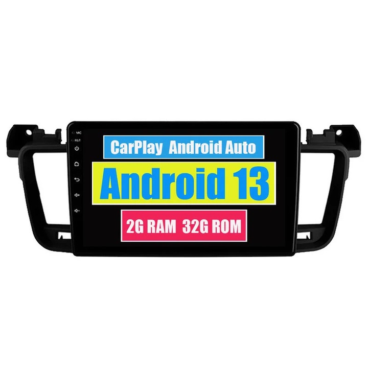 Player multimedia auto pentru Peugeot 508 2011-2018, Android, Bluetooth, GPS