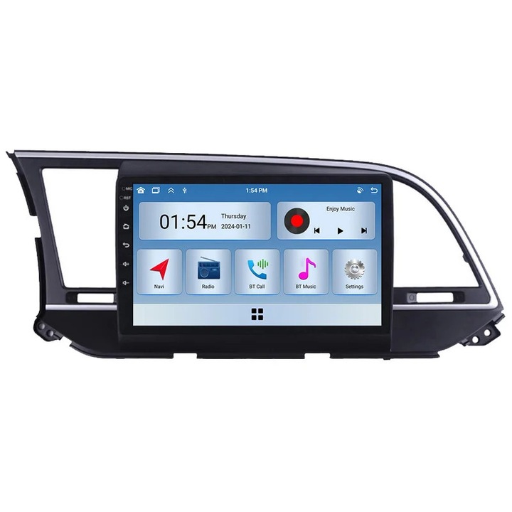 Player multimedia auto 6GB RAM 128GB ROM cu Bluetooth si GPS compatibil Hyundai Elantra 6 2016-2018