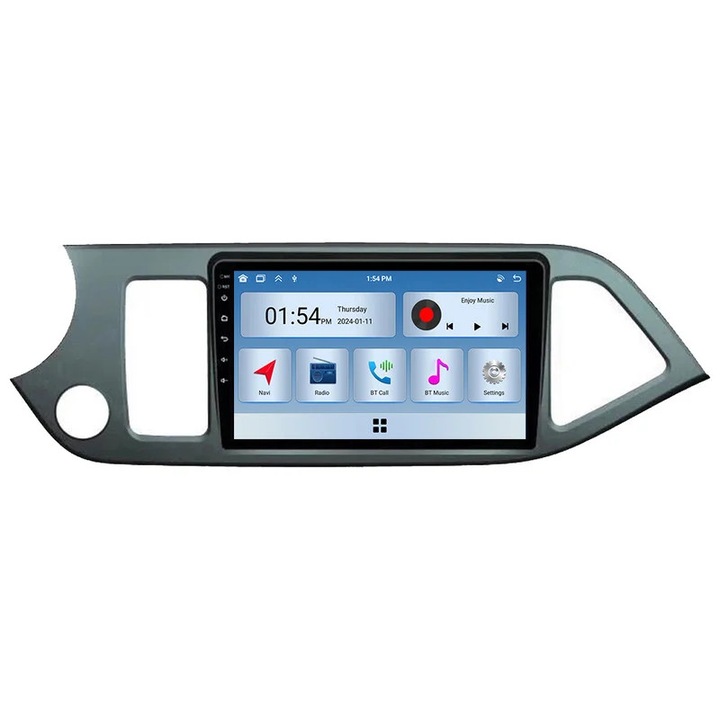Player multimedia auto 6GB RAM 128GB ROM, Bluetooth, GPS, compatibil Kia Morning 2 Picanto 2011-2017