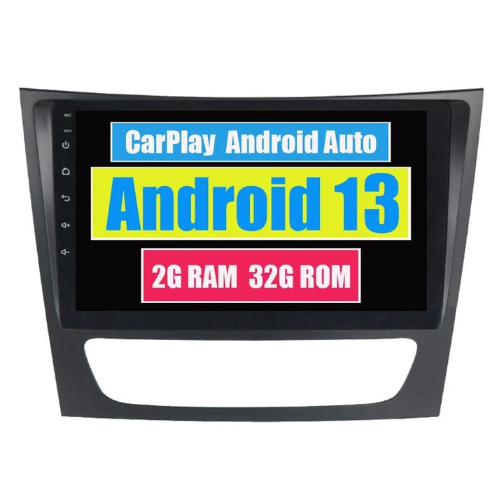 Mercedes Benz E-osztály S211 W211 2002-2009, C-osztály C219 2004-2010 kompatibilis autós multimédia lejátszó, Android