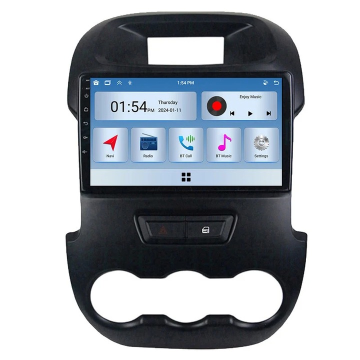 Navigatie GPS CarPlay 6GB RAM 128GB ROM cu Bluetooth si GPS pentru Ford Ranger 2011-2016 Szsmart